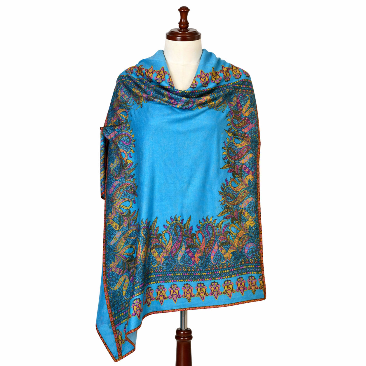Rare Blue Kani Shawl